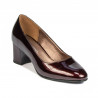 Eleganckie buty damskie 1268 lakier bordowy01