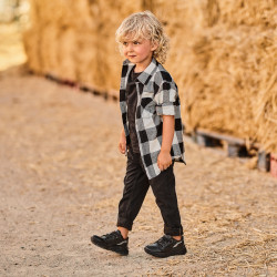 Czarne buty dla małych dzieci 72c lifestyle
