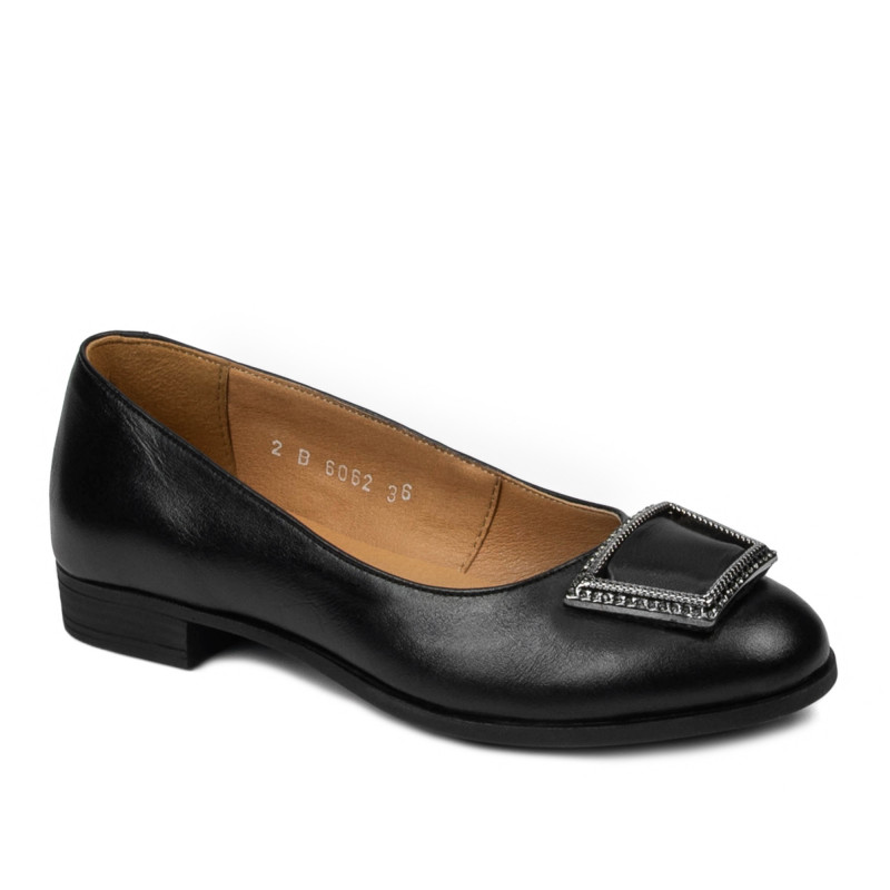 Damskie baleriny 6062 czarne