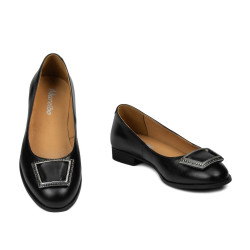 Damskie baleriny 6062 czarne