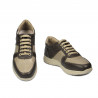Buty sportowe dla nastolatków 384 khaki kombinowane