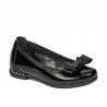 Buty dziecięce 174 lakierowane czarno kombinowane