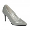 Eleganckie buty damskie 1293 lakier szary
