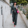 Eleganckie buty damskie 1293 różowe lifestyle