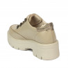 Damskie buty casual 6064 beżowe kombinowane