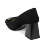 Eleganckie buty damskie 1291 czarny antilop