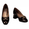 Eleganckie buty damskie 1298 lakierowane bordo