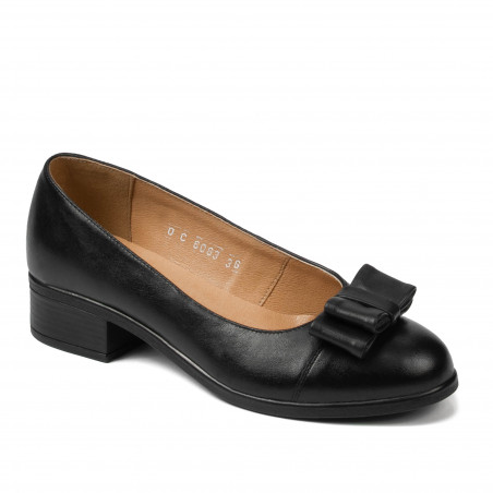 Damskie baleriny 6063 czarne