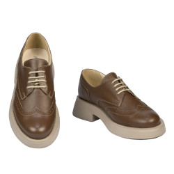 Damskie buty casual 6067 brązowe