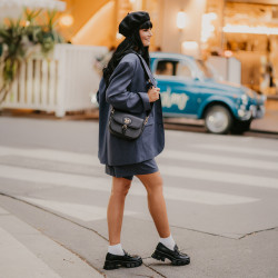 Damskie buty casual 6065 czarne lifestyle
