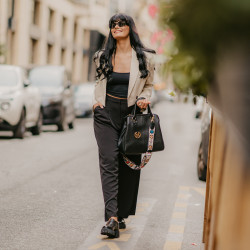 Damskie buty casual 6068 czarne lifestyle