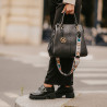Damskie buty casual 6068 czarne lifestyle