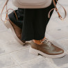 Damskie buty casual 6067 brązowe lifestyle