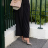 Eleganckie buty damskie 1296 lakier cappuccino lifestyle