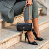 Eleganckie buty damskie 1289 czarne lifestyle