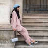 Eleganckie buty damskie 1296 niebieskie lifestyle