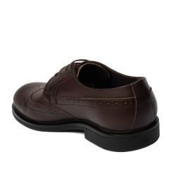 Eleganckie buty męskie 939-1 a kawa