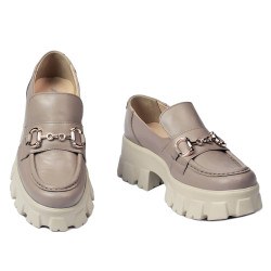 Damskie buty casual 6065 piasek