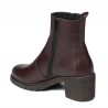 Buty damskie 3387 bordo