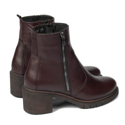 Buty damskie 3387 bordo