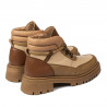 Damskie botki 3382 camel combinado