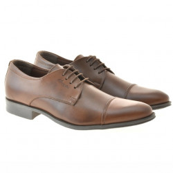 Eleganckie buty męskie 785 brązowe