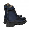 Buty damskie 3386 w kolorze indygo z elementami różnych kolorów