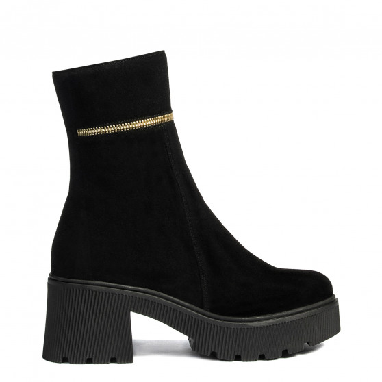 Damskie botki 3388 czarny bufo