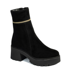 Damskie botki 3388 czarny bufo