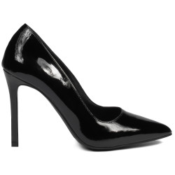 Eleganckie buty damskie 1299 lakierowane czarne