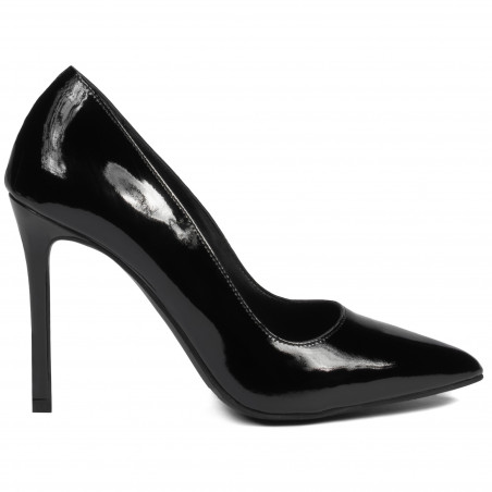 Eleganckie buty damskie 1299 lakierowane czarne