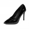 Eleganckie buty damskie 1299 lakierowane czarne