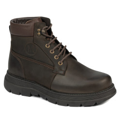 Buty męskie 4138 tuxon khaki kombinowane