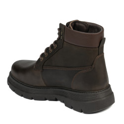 Buty męskie 4138 tuxon khaki kombinowane