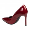 Eleganckie buty damskie 1299 lakierowane czerwone