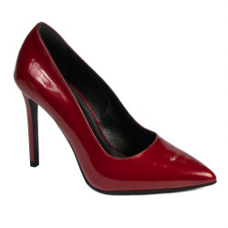 Eleganckie buty damskie 1299 lakierowane czerwone