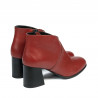 Damskie botki 1194 bordo