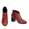 Damskie botki 1194 bordo
