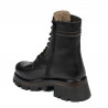 Damskie buty 3386 czarne kombinowane