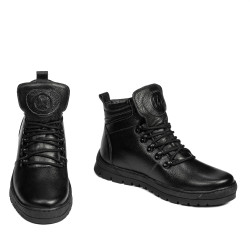 Czarne buty męskie 4141