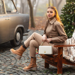 Buty damskie 3383 bufo brązowe