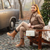 Buty damskie 3383 bufo brązowe