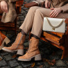 Buty damskie 3383 bufo brązowe
