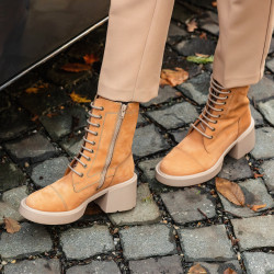 Buty damskie 3383 bufo brązowe