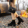 Damskie botki 3388 czarny bufo lifestyle