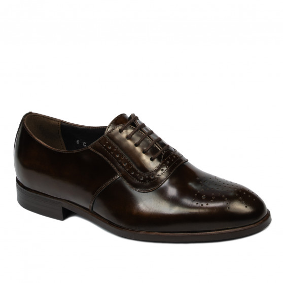 Eleganckie buty męskie 959 a brązowe florantic