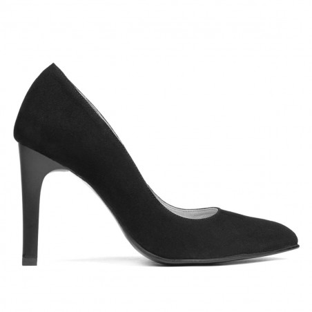 Eleganckie damskie buty 1276 czarny antilop
