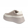 Buty sportowe damskie 6070 piasek łączony