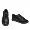 Buty casual/sportowe męskie 960m czarne