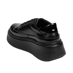 Damskie buty sportowe 6070 czarno-kombinowane